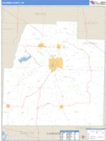 Columbia County, AR Wall Map Zip Code