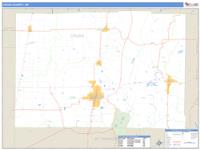 Cross County, AR Wall Map Zip Code