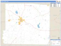 Drew County, AR Wall Map Zip Code