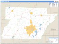 Greene County, AR Wall Map