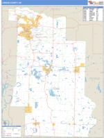 Lonoke County, AR Wall Map Zip Code