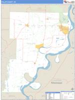 Phillips County, AR Wall Map Zip Code