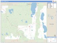 Modoc County, CA Wall Map