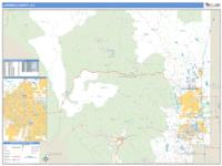 Larimer County, CO Wall Map Zip Code