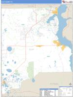 Clay County, FL Wall Map Zip Code