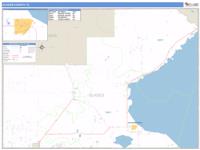 Glades County, FL Wall Map Zip Code