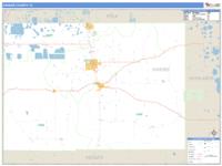 Hardee County, FL Wall Map Zip Code