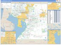 Hillsborough County, FL Wall Map