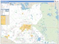 Marion County, FL Wall Map Zip Code