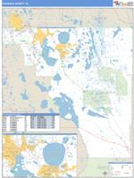 Osceola County, FL Wall Map