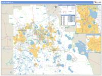 Polk County, FL Wall Map