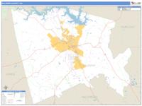 Baldwin County, GA Wall Map Zip Code