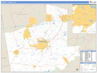 Carroll County, GA Wall Map