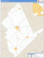 Dodge County, GA Wall Map Zip Code