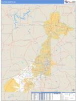 Fulton County, GA Wall Map