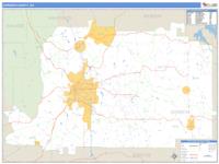 Gordon County, GA Wall Map