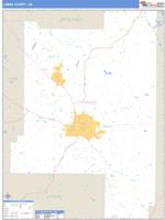 Lamar County, GA Wall Map