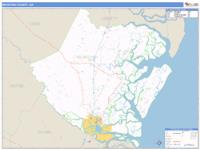 McIntosh County, GA Wall Map Zip Code