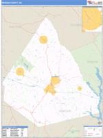 Morgan County, GA Wall Map Zip Code