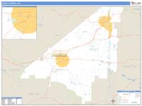 Peach County, GA Wall Map