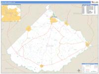 Telfair County, GA Wall Map