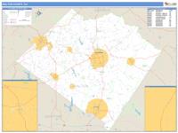 Walton County, GA Wall Map Zip Code