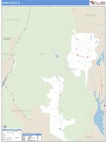 Adams County, ID Wall Map Zip Code