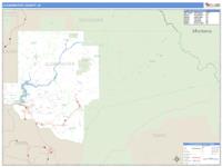 Clearwater County, ID Wall Map