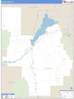 Power County, ID Wall Map Zip Code