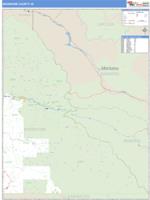 Shoshone County, ID Wall Map Zip Code