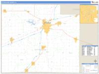 Effingham County, IL Wall Map