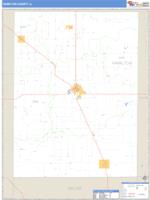 Hamilton County, IL Wall Map