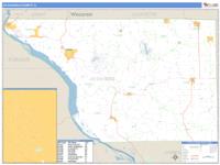 Jo Daviess County, IL Wall Map Zip Code