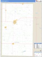 Warren County, IL Wall Map Zip Code