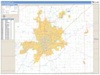 Allen County, IN Wall Map Zip Code