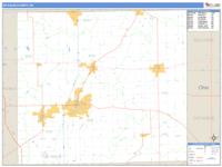 DeKalb County, IN Wall Map Zip Code