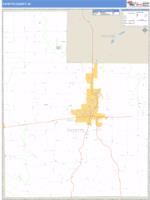 Fayette County, IN Wall Map Zip Code