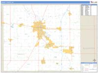 Grant County, IN Wall Map Zip Code