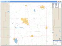 Marshall County, IN Wall Map Zip Code