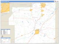 Morgan County, IN Wall Map