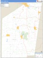 Ripley County, IN Wall Map Zip Code