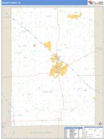 Shelby County, IN Wall Map Zip Code