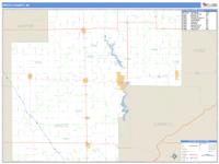 White County, IN Wall Map Zip Code