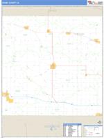 Cedar County, IA Wall Map Zip Code