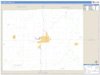 Clarke County, IA Wall Map Zip Code