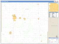 Allen County, KS Wall Map Zip Code