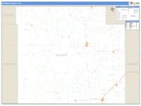 Barber County, KS Wall Map Zip Code