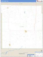 Clark County, KS Wall Map Zip Code