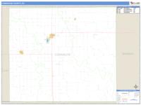 Comanche County, KS Wall Map Zip Code