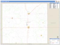 Harper County, KS Wall Map Zip Code